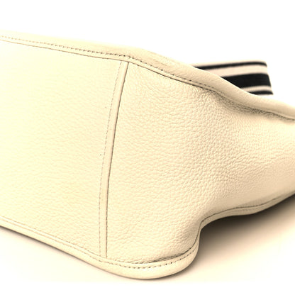 Prada Vitello Daino Soft Hobo Messenger Bag White 10 of 11