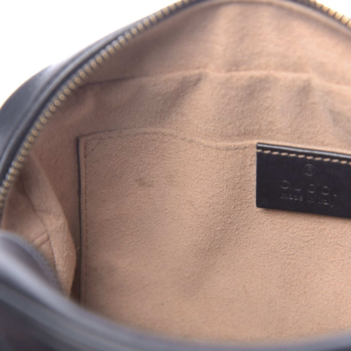 Calfskin Matelasse Small GG Marmont Chain Shoulder Bag Black