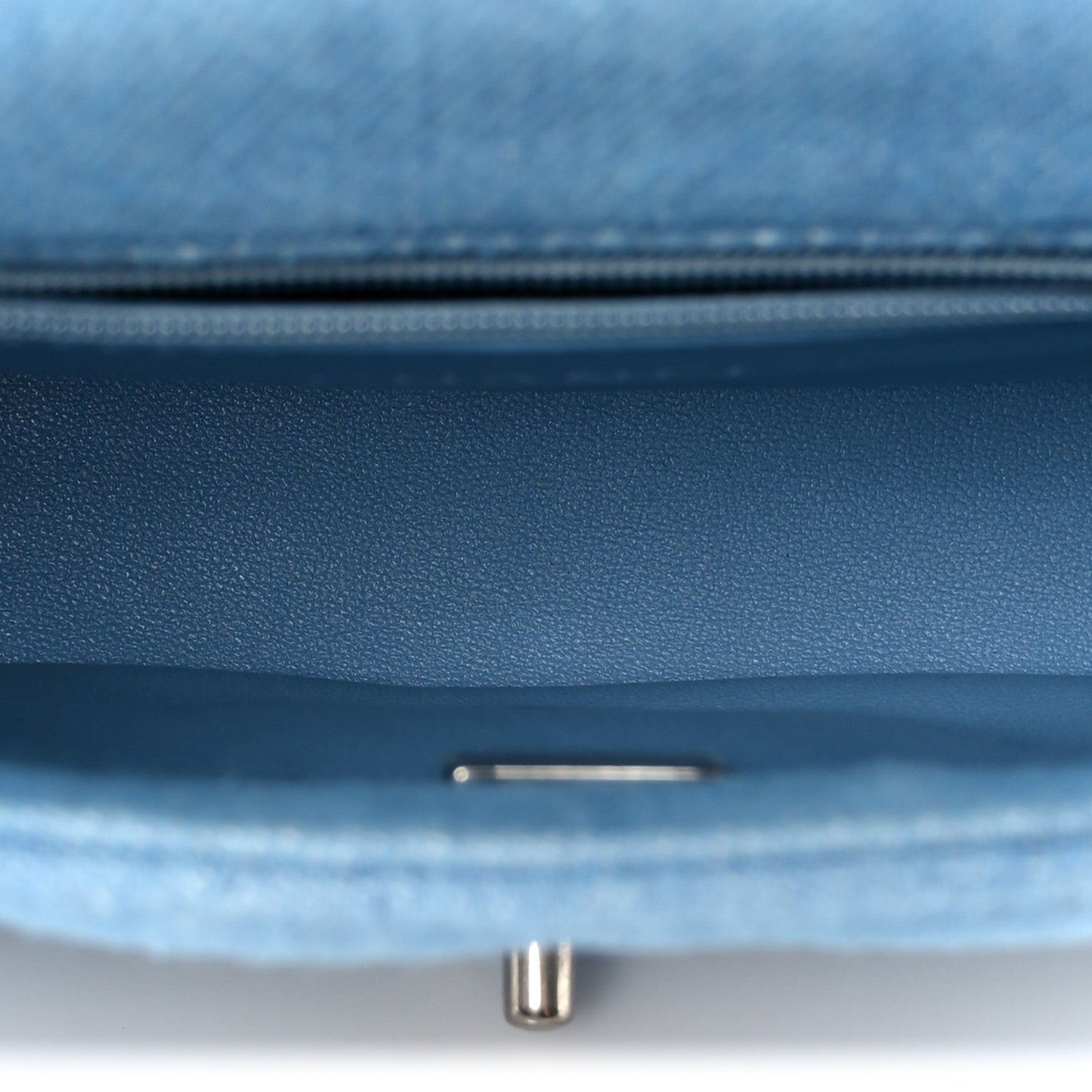 Chanel Denim Quilted Sweetheart Mini Flap Blue 5 of 12