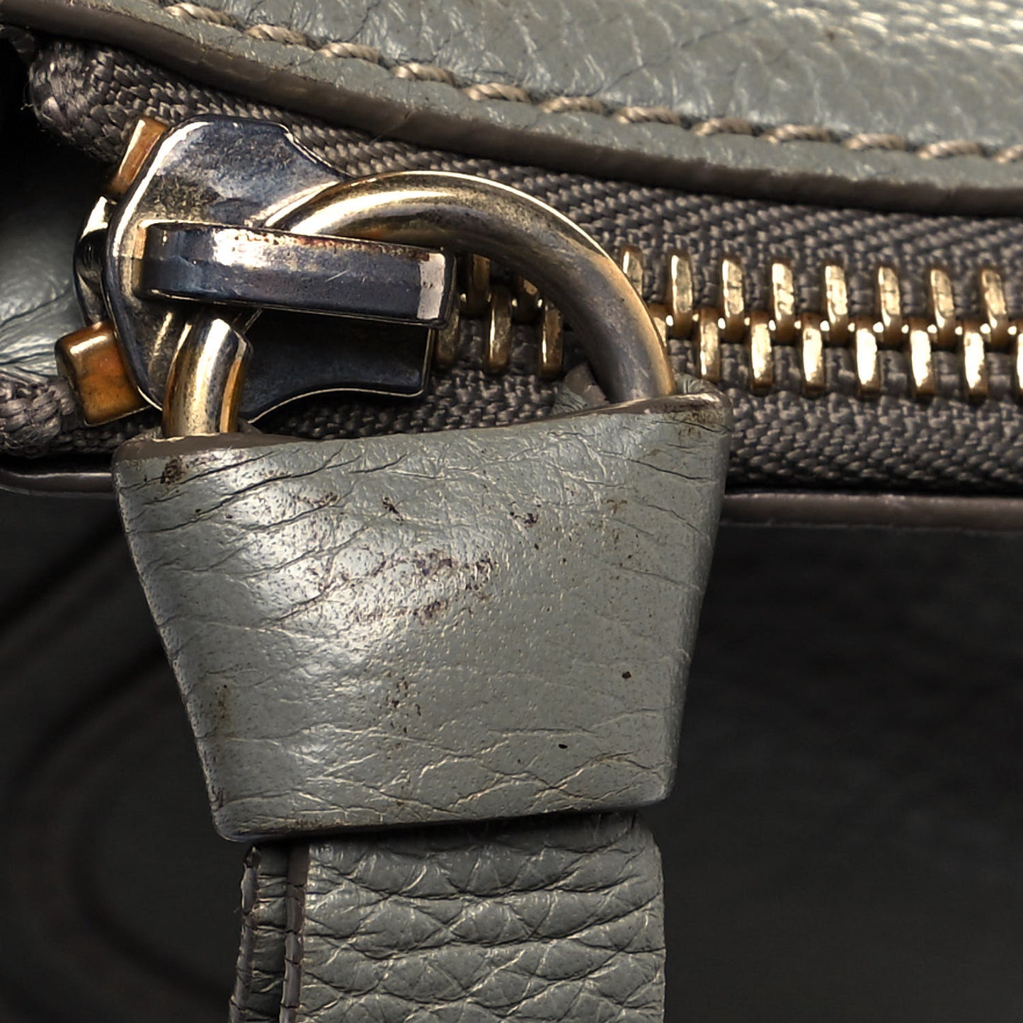 Calfskin Medium Marcie Satchel Cashmere Grey