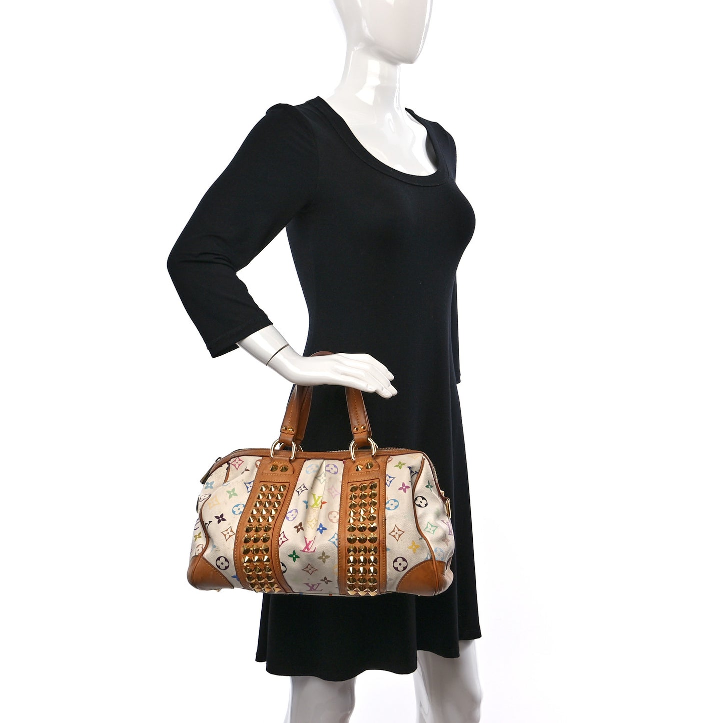 Monogram Multicolor Courtney MM White