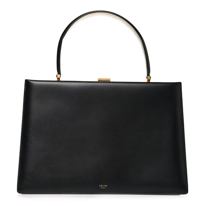 Celine Box Calfskin Medium Clasp Bag Black 1 of 14