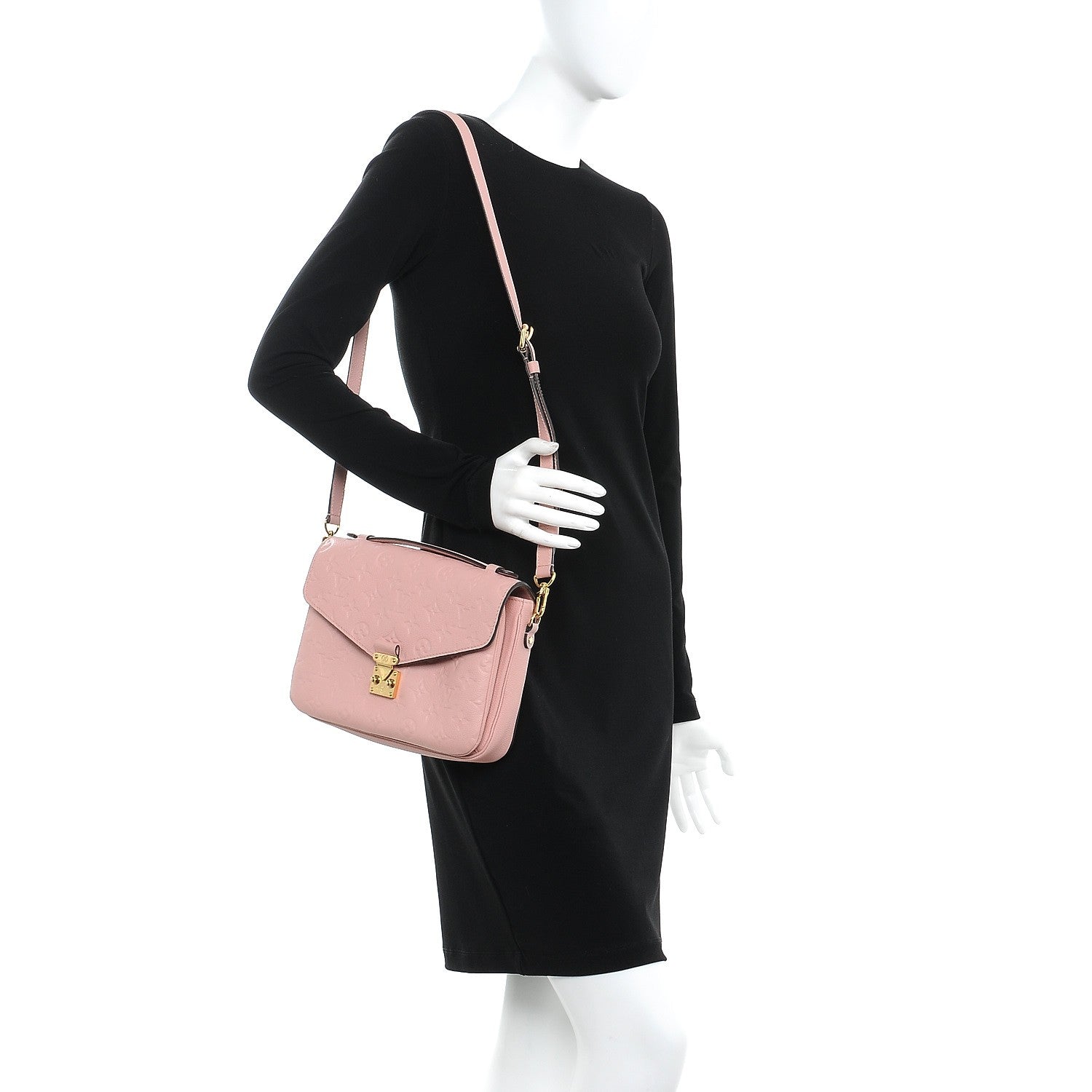 Louis Vuitton Empreinte Pochette Metis Rose Poudre 2 of 8