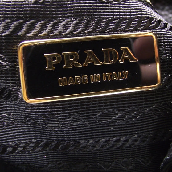 Prada Vitello Daino Double Pocket Shoulder Bag 6 of 9
