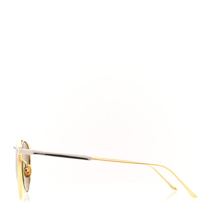 Cartier Metal Signature De Cartier Sunglasses CT0015S  Gold Siver 3 of 8
