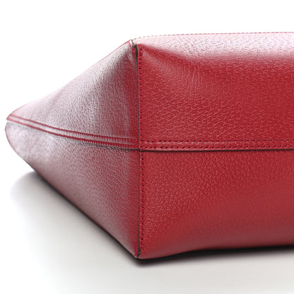 Gucci GG Supreme Monogram Flora Web Large Ophidia Tote Red 8 of 9