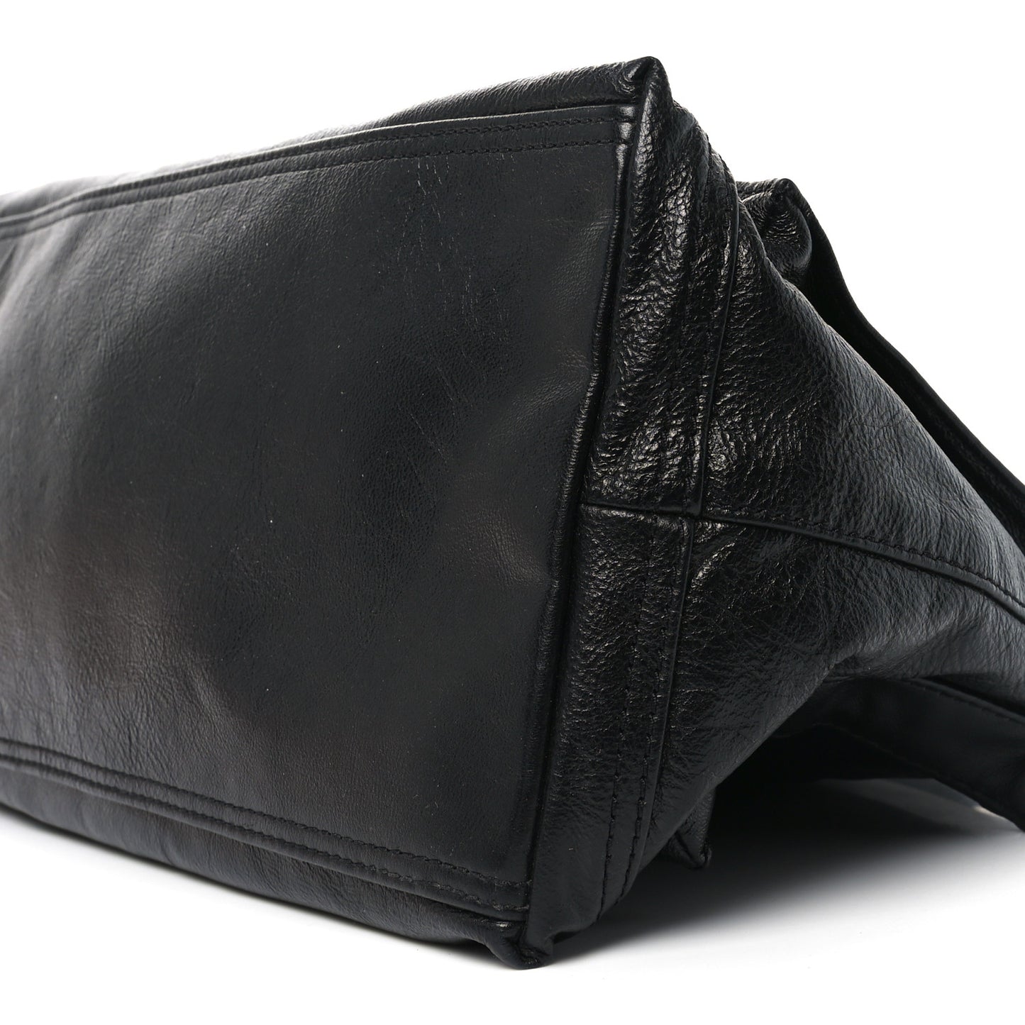 Goatskin The Large Cargo Bag Black