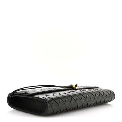 Bottega Veneta Nappa Intrecciato Long Andiamo Top Handle Clutch Black 4 of 7