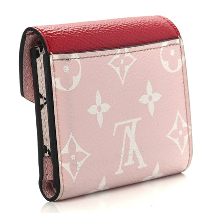 Louis Vuitton Monogram Giant Zoe Wallet Rouge Rose 3 of 13