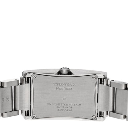Tiffany Stainless Steel 25mm East West Quartz Watch 4 of 5