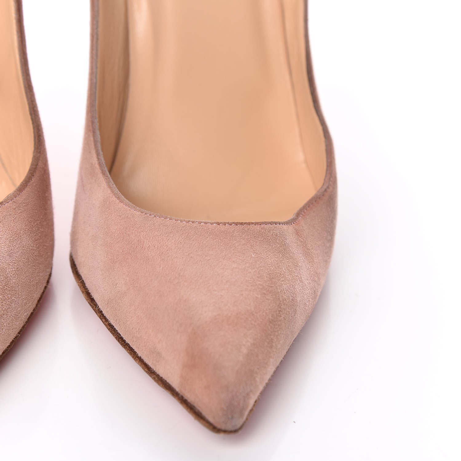 Christian Louboutin Suede Pigalle Follies 100 Pumps 42 Doudou 13 of 20
