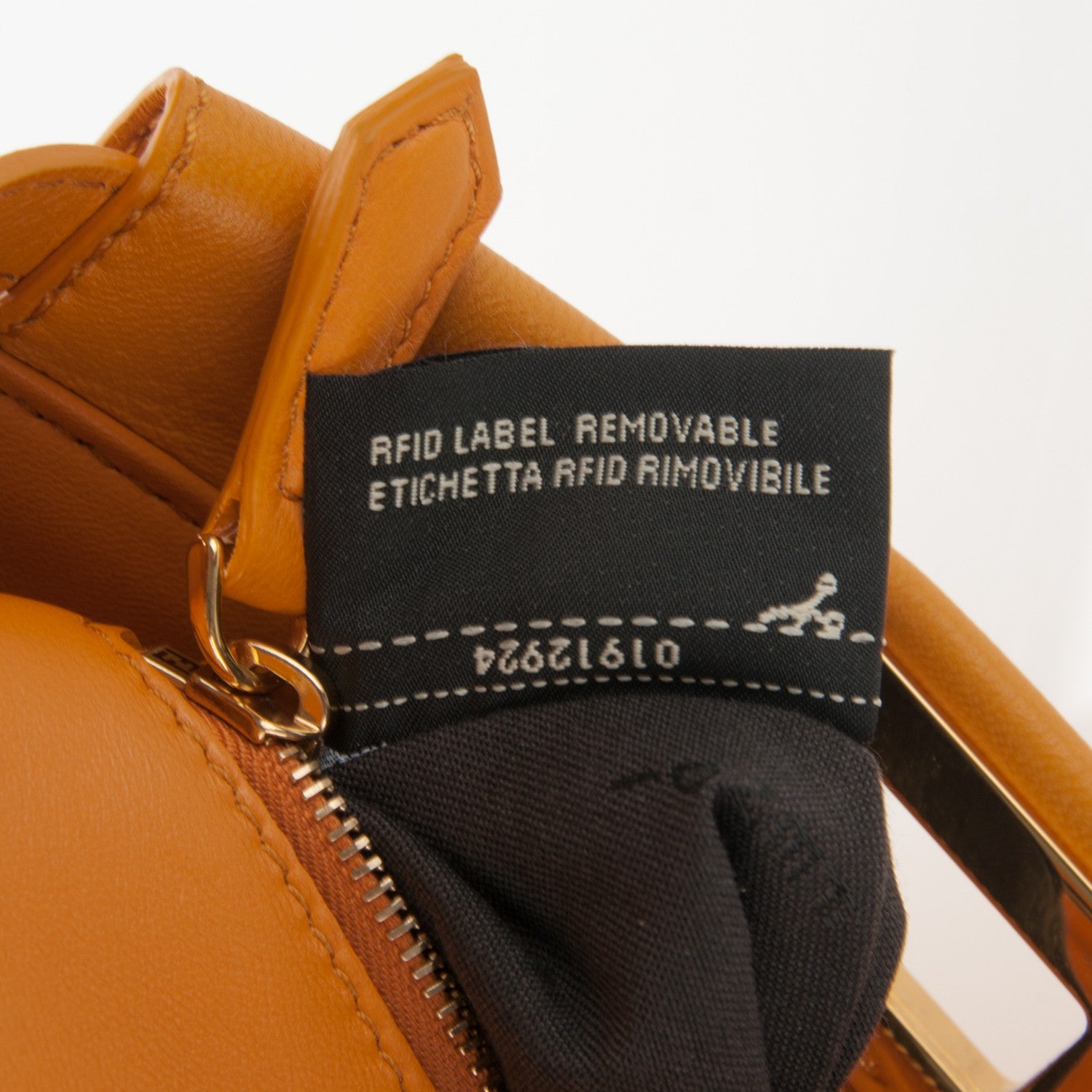 Fendi Nappa Mini Peekaboo Iconic Satchel Giallo Syrup 7 of 8