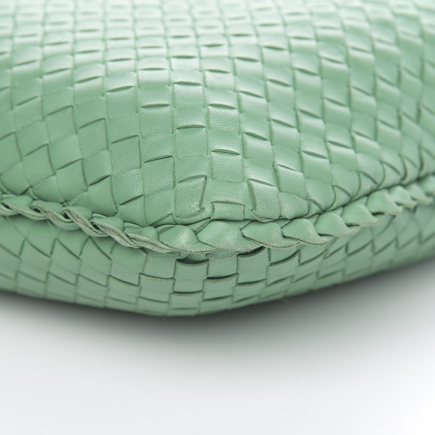 Nappa Intrecciato Large Veneta Hobo Mint Green