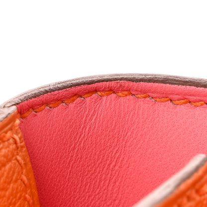Hermes Chevre Mysore Verso Constance 18 Orange Rose Lipstick 11 of 12