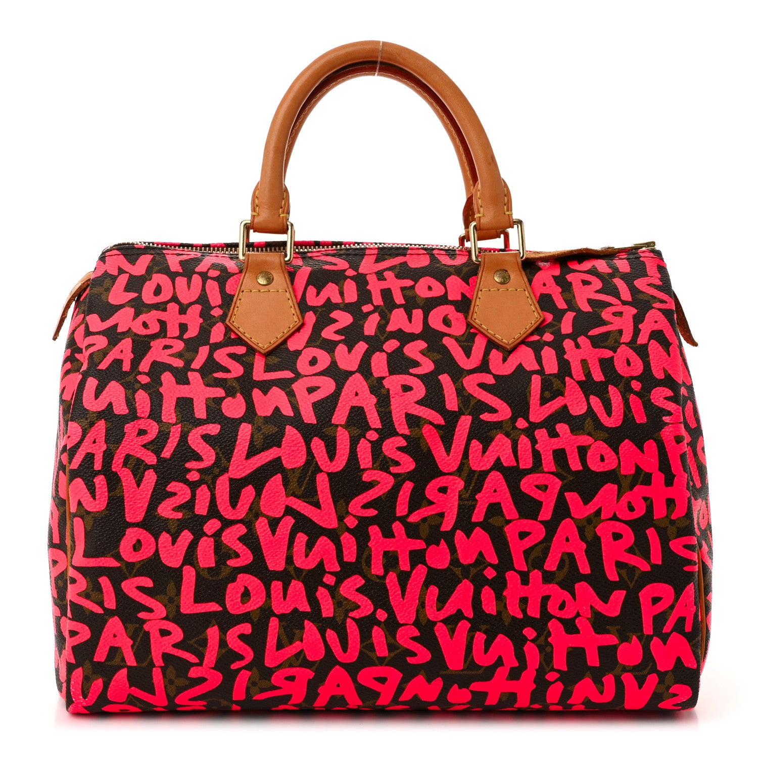 Louis Vuitton Monogram Graffiti Speedy 30 Fuchsia 1 of 11