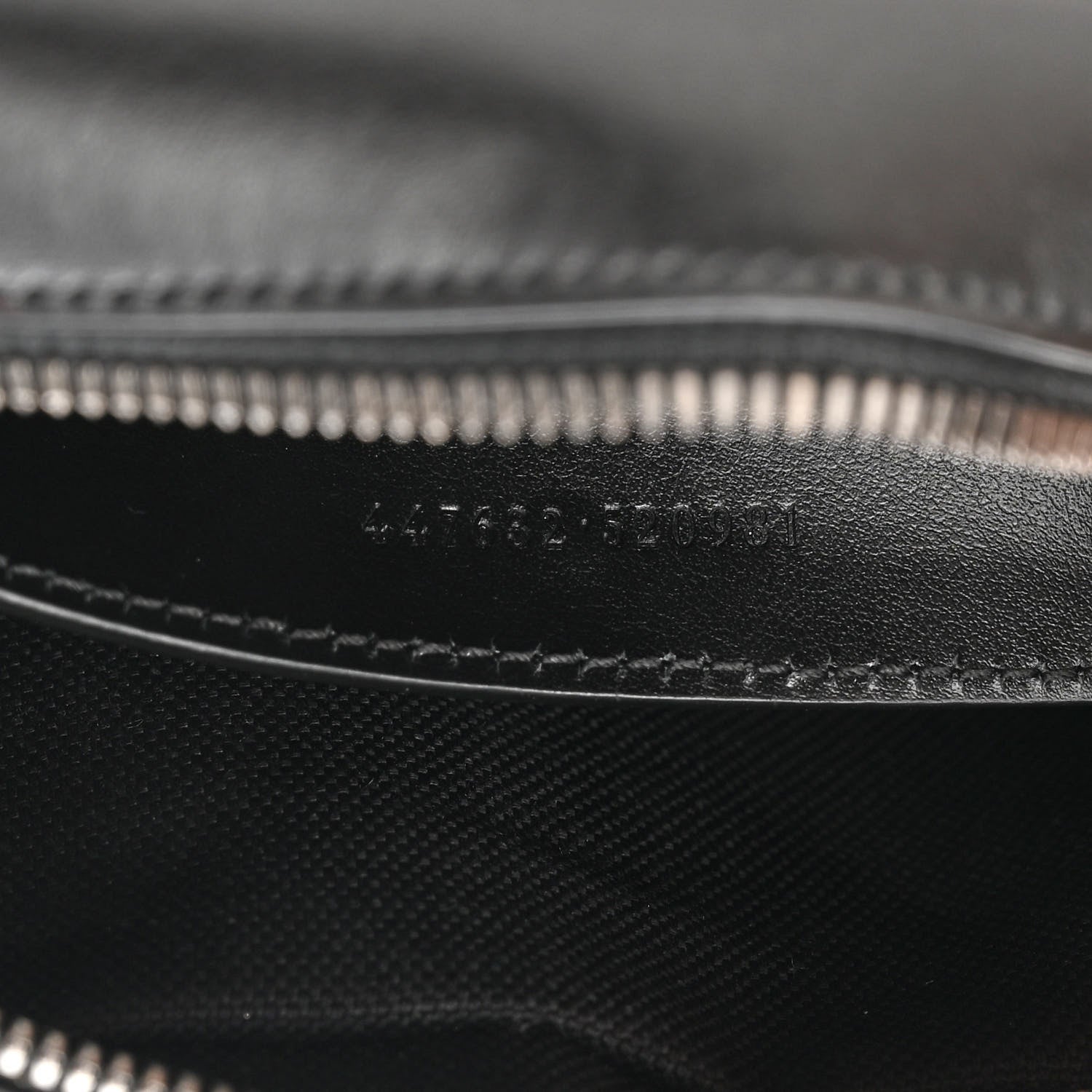 Gucci Calfskin Matelasse Monochrome Small GG Marmont Chain Shoulder Bag Black 7 of 10