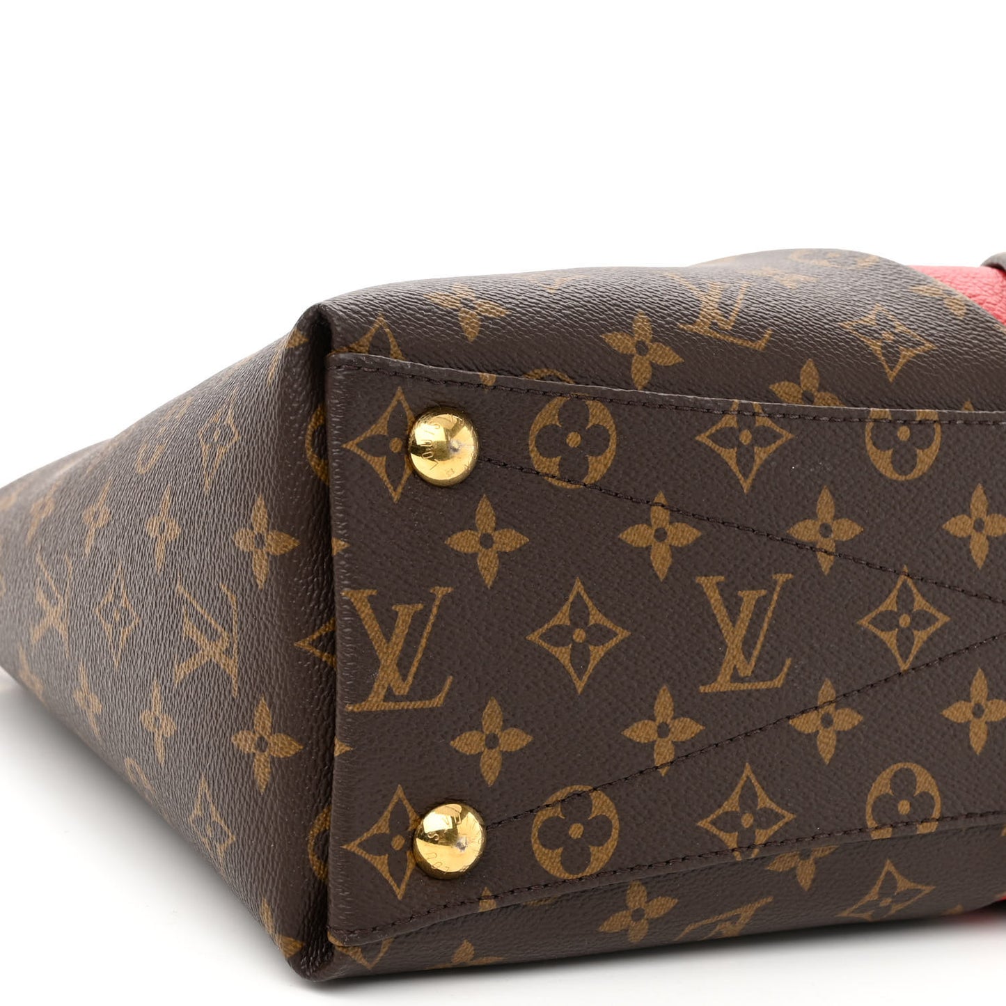 Monogram V Tote MM Cherry