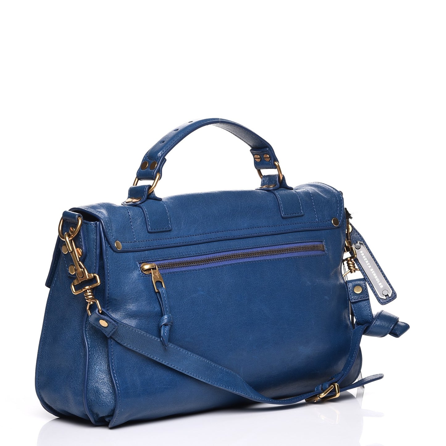 Lambskin Medium PS1 Satchel Peacock