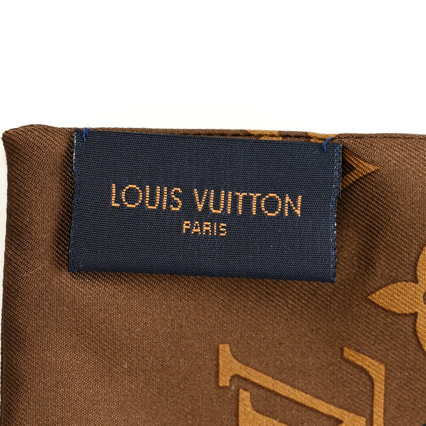 Silk Monogram Confidential Bandeau Brown