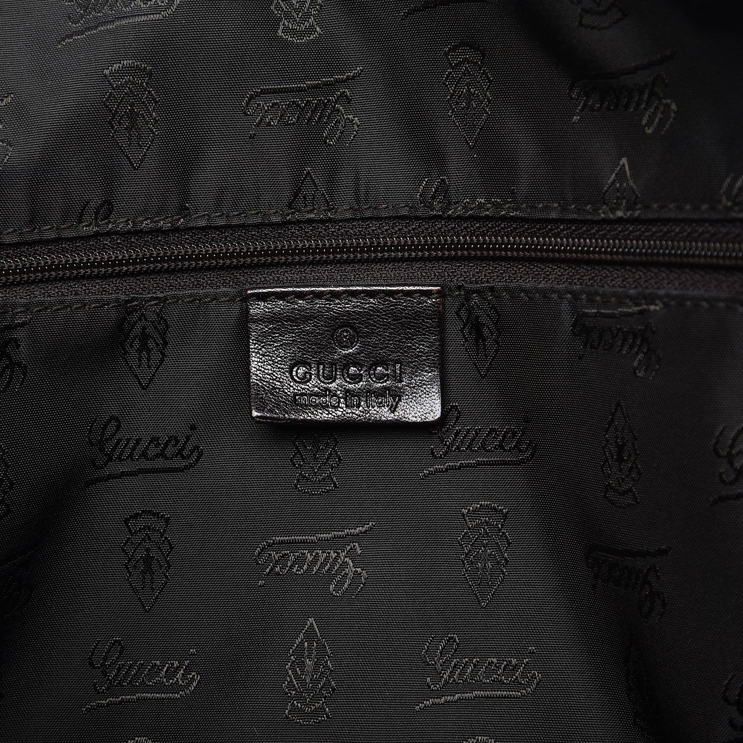 Gucci Crystal Monogram Large Duchessa Boston Dark Brown 6 of 18