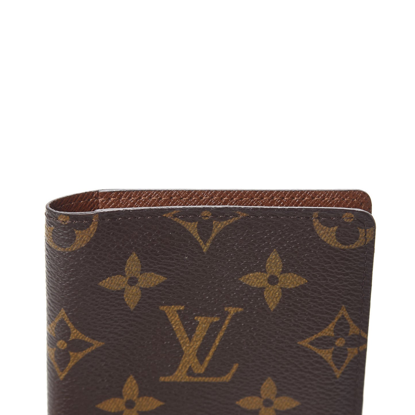 Monogram Checkbook Holder Case Wallet