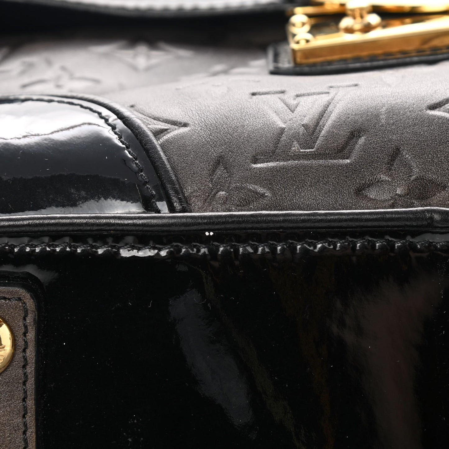 Monogram Embossed Cuir Alizee Gris