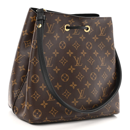 Louis Vuitton LOUIS VUITTON Monogram Neonoe MM Black 2 of 9