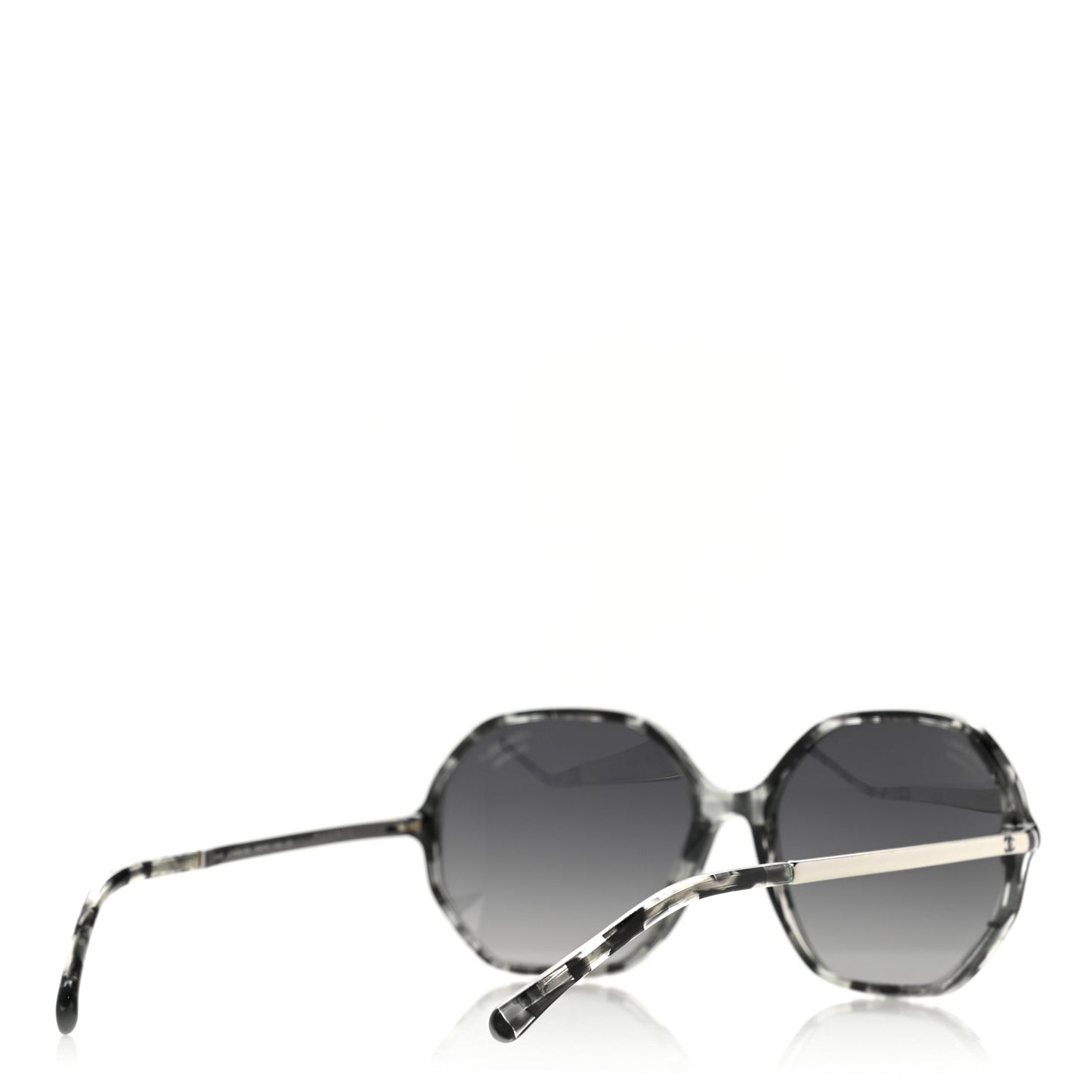 Acetate Polarized Oversized CC Sunglasses 5345 Black Grey