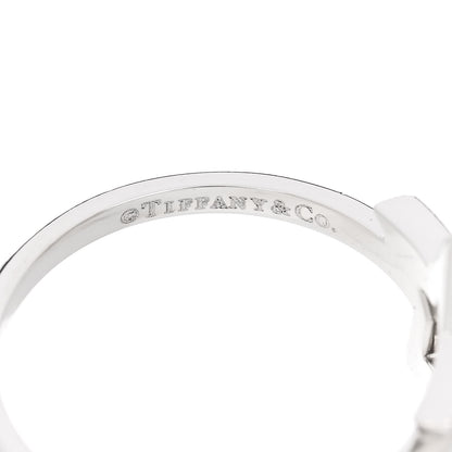 Tiffany Platinum Diamond Star Ring 53 6.5 5 of 7