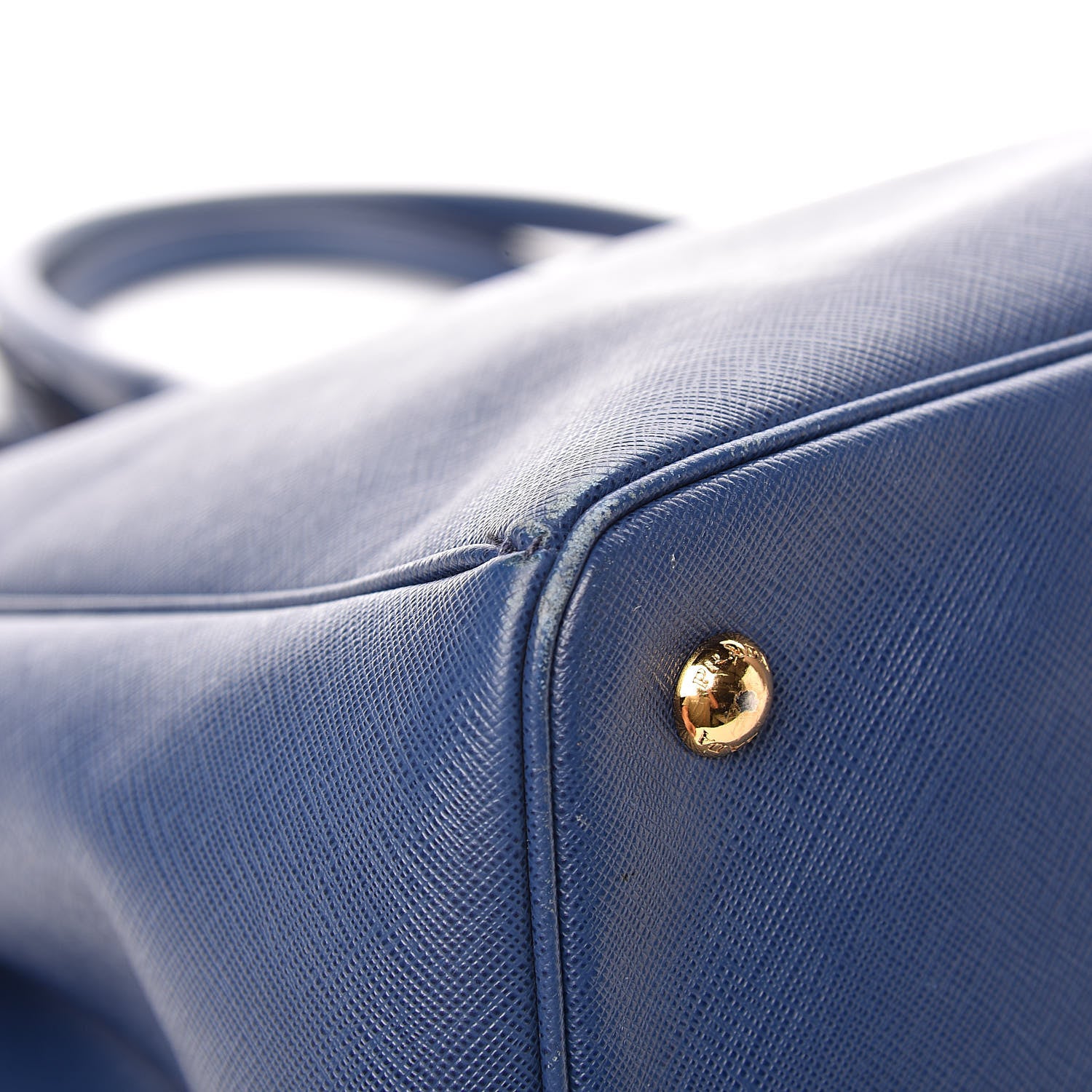 Prada Saffiano Lux Large Tote Bluette 14 of 20