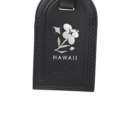 Louis Vuitton Calfskin Hawaii Luggage Tag Black 3 of 3