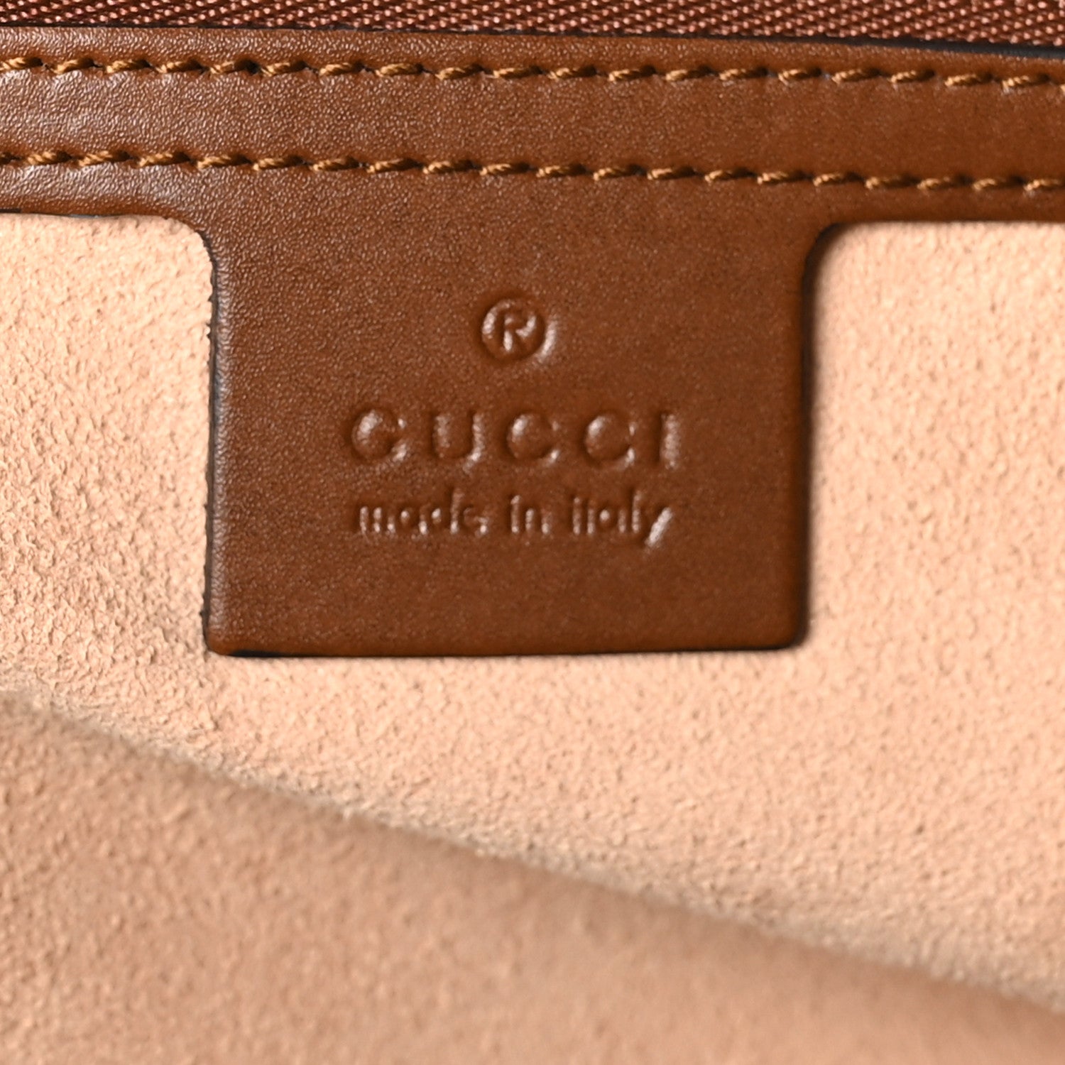 Gucci Soft GG Supreme Monogram Small Crossbody Tote Beige Cuir 6 of 10