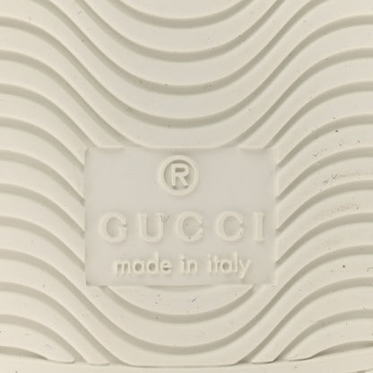 Gucci Calfskin Interlocking G Perforated Womens Ace Sneakers 36.5 White Grey Sky 7 of 10