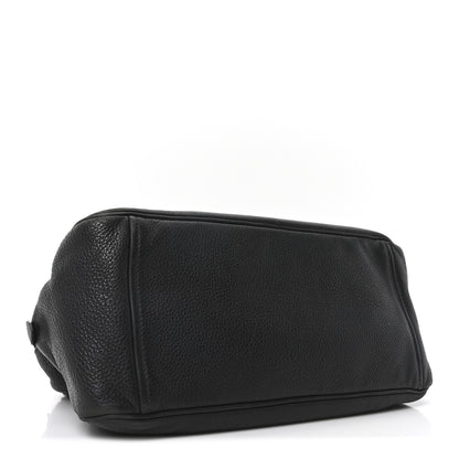 Prada Vitello Phenix Bowling Bag Black 4 of 9