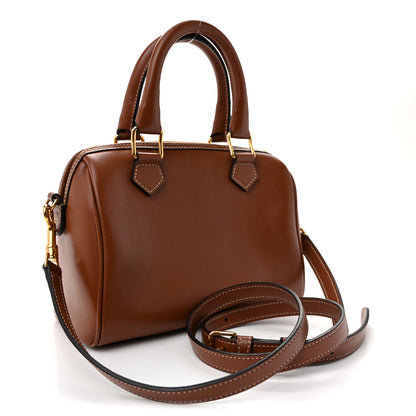 Celine Smooth Calfskin Triomphe Small Boston Bag Tan 2 of 11