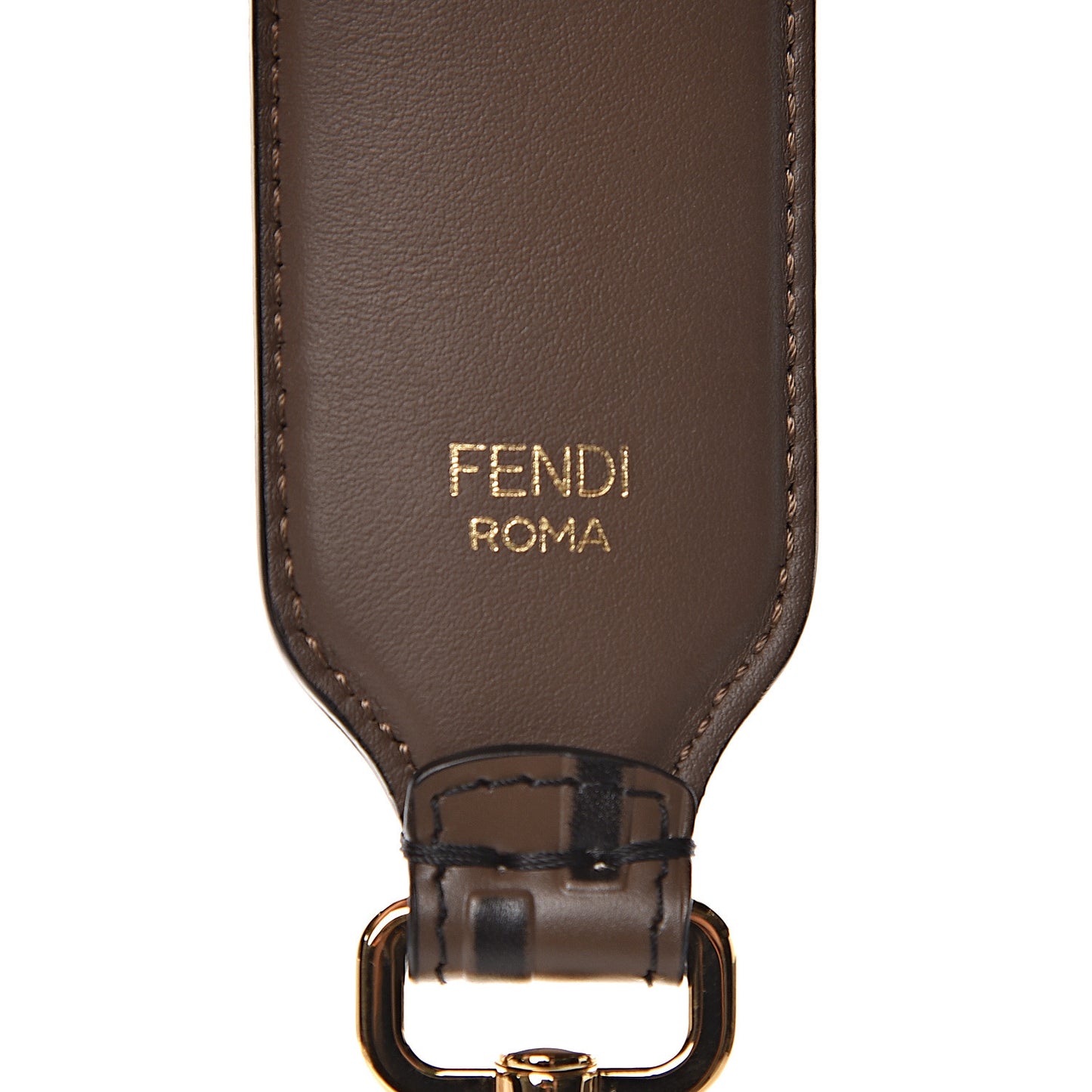 Calfskin FF 1974 Embossed Mini Strap You Maya Black