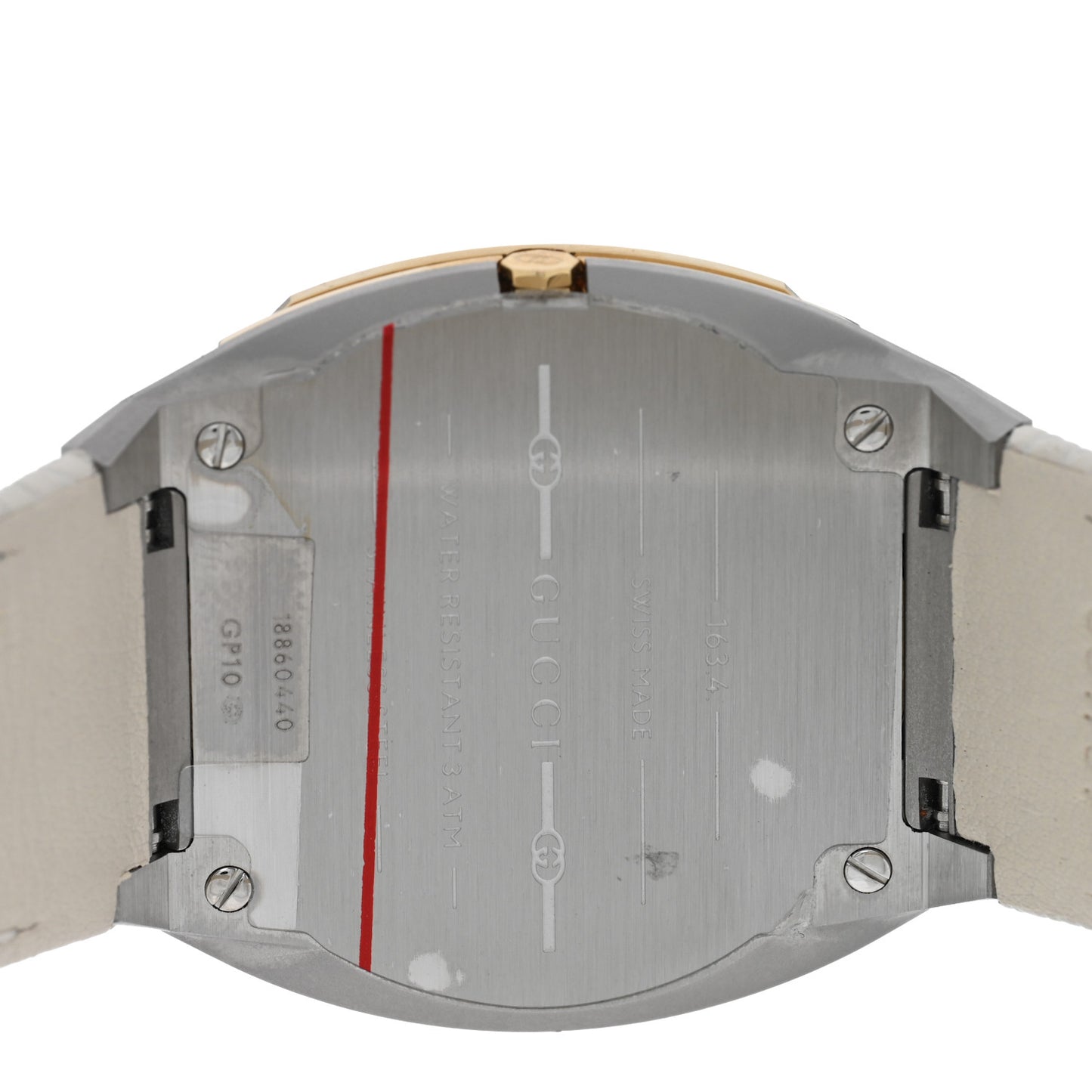 Stainless Steel Calfskin 34mm 25H Quartz Watch White