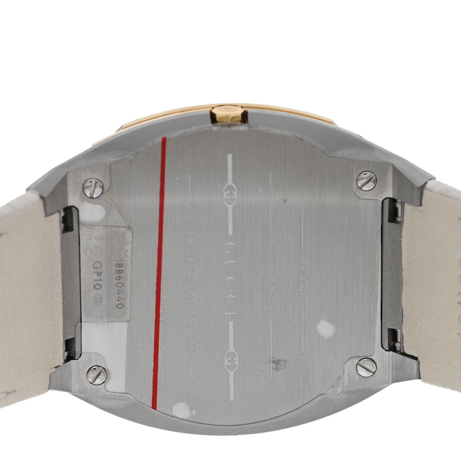 Gucci Stainless Steel Calfskin 34mm 25H Quartz Watch White 4 of 4