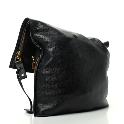Tom Ford Grained Calfskin Large Alix Padlock Zip Shoulder Bag Black 5 of 10