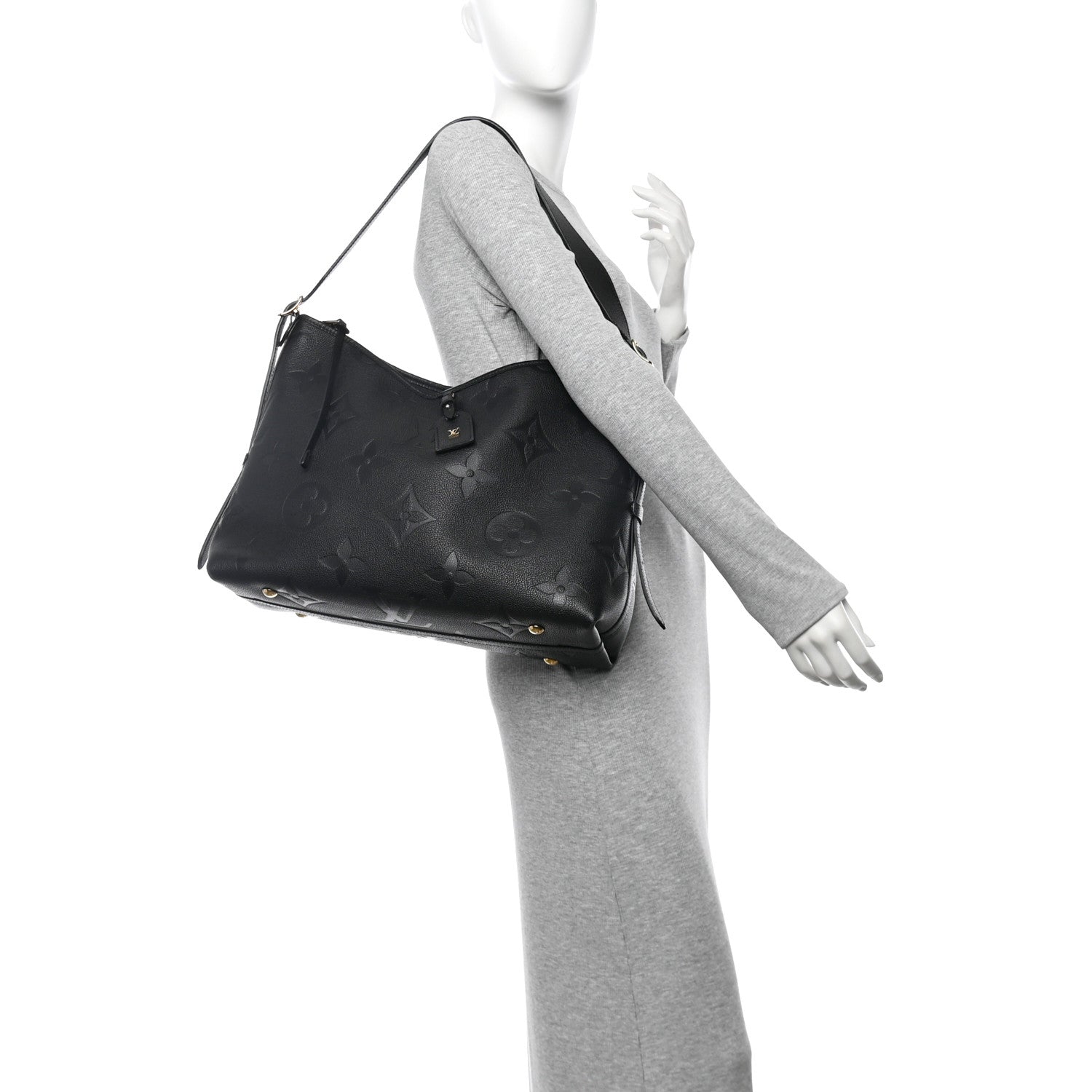 Louis Vuitton Empreinte Monogram Giant CarryAll MM Black 2 of 12