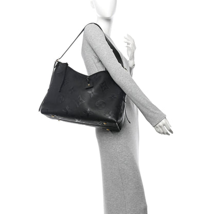 Louis Vuitton Empreinte Monogram Giant CarryAll MM Black 2 of 12