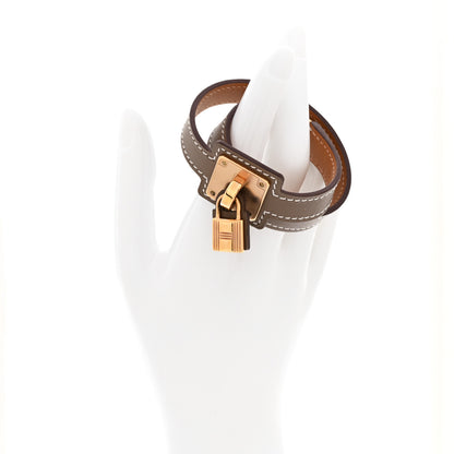 Hermes Swift O'Kelly Double Tour Bracelet Etoupe Etoupe 2 of 7