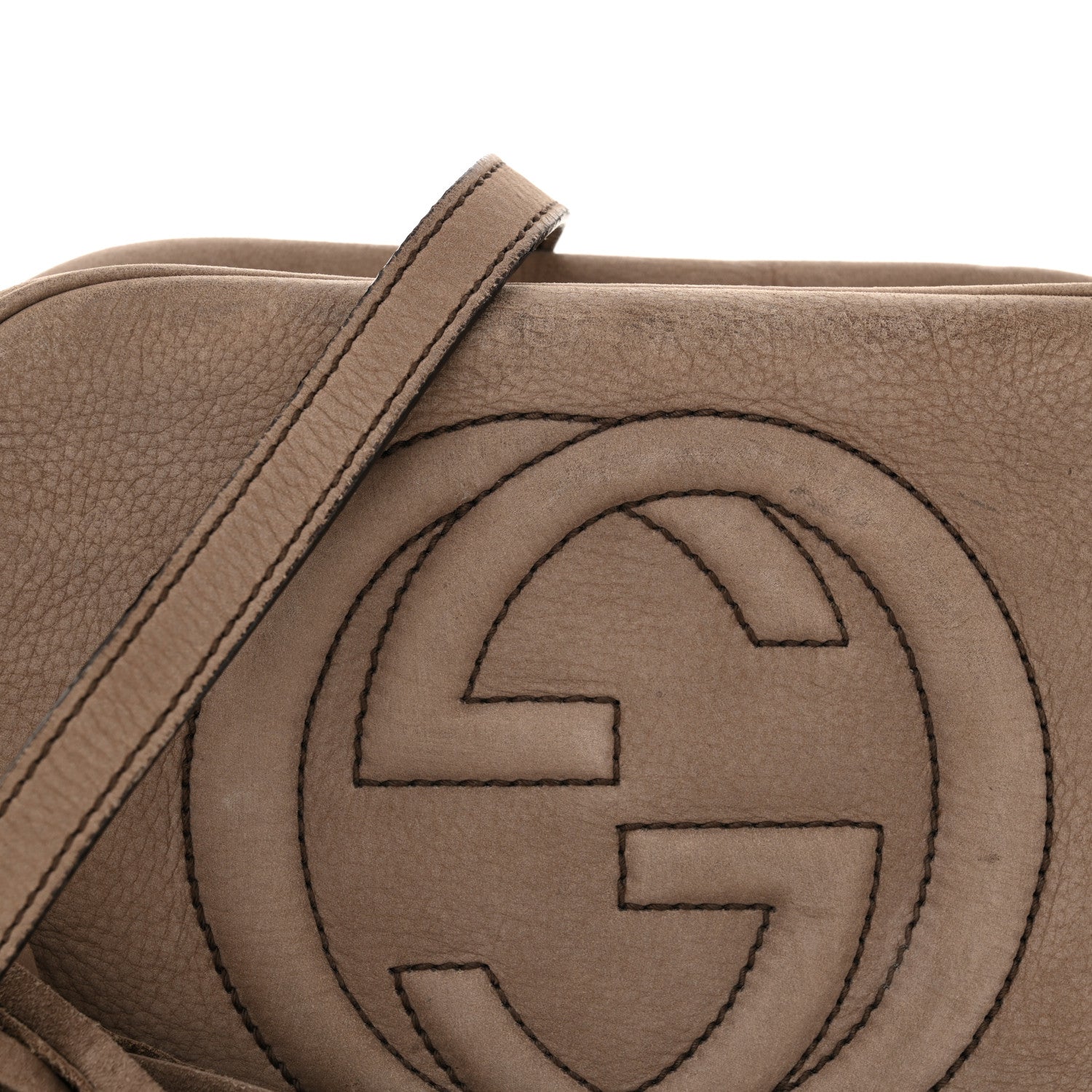 Gucci Vitello Range Small Soho Disco Bag Grey Field 8 of 18