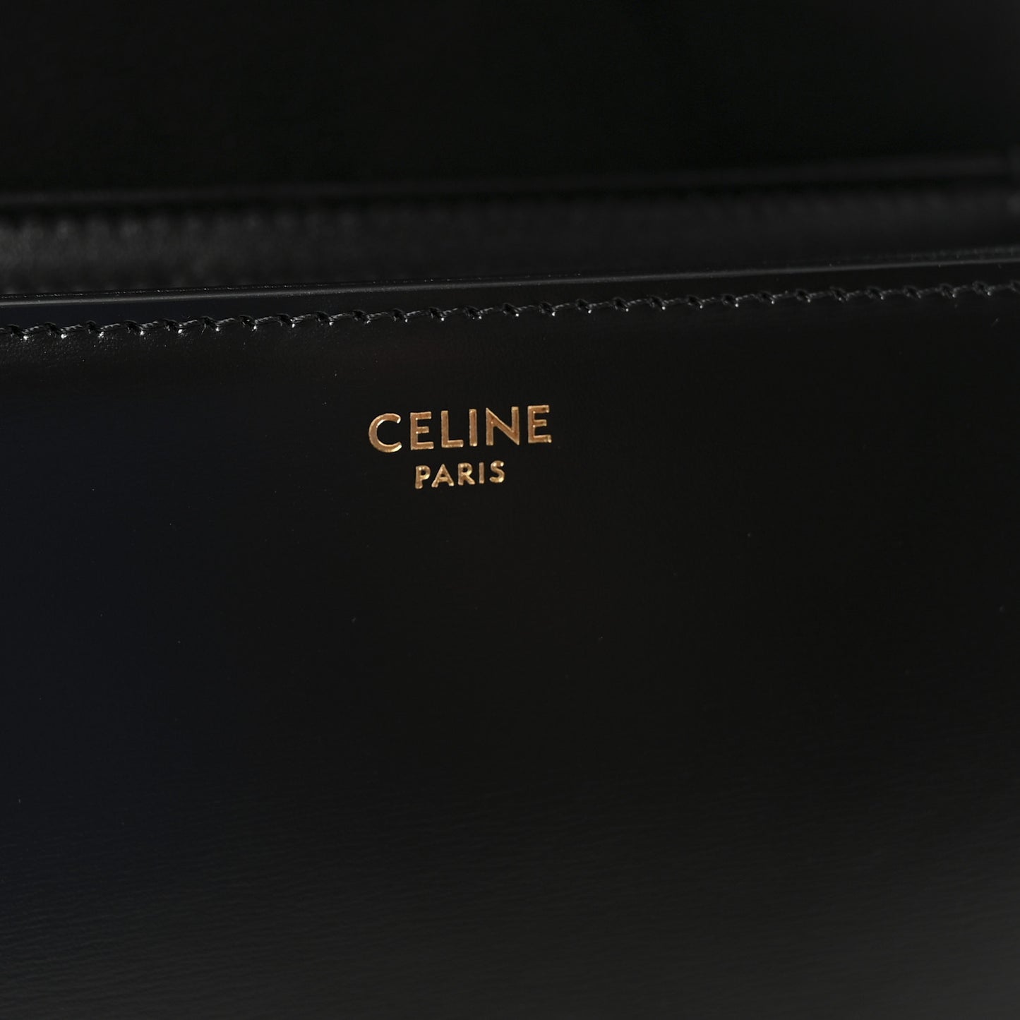 Shiny Calfskin Teen Triomphe Black