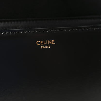 Celine Shiny Calfskin Teen Triomphe Black 6 of 9