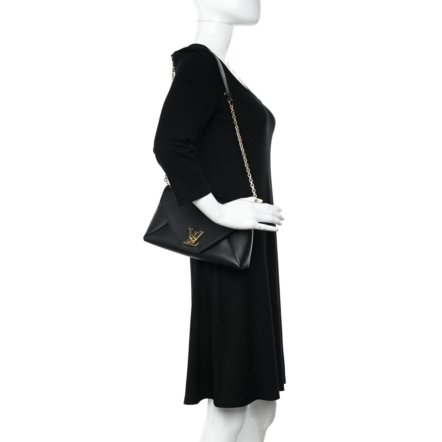 Louis Vuitton Calfskin Love Note Black 2 of 10