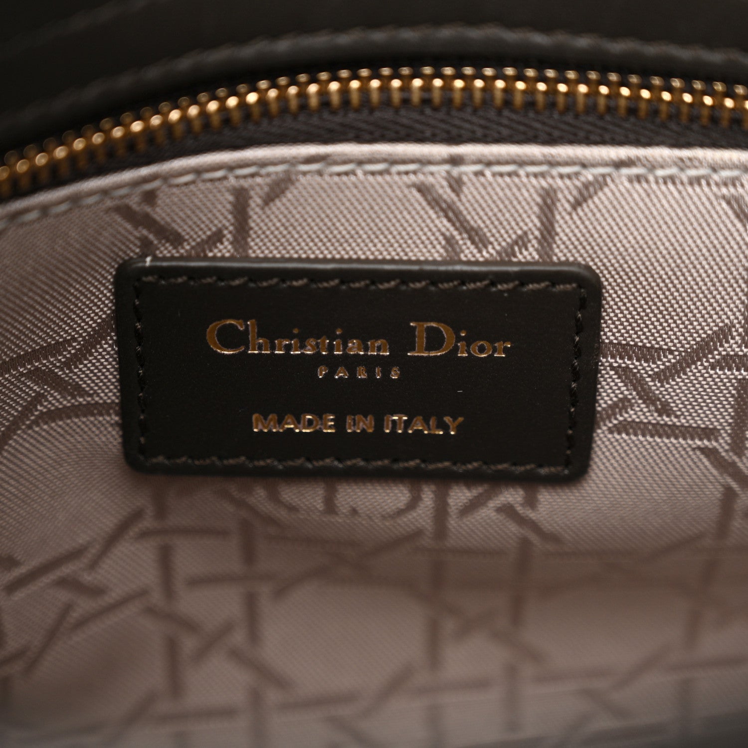 Christian Dior Lambskin Cannage Small Lucky Badges My Lady Dior Dark Grey 6 of 20