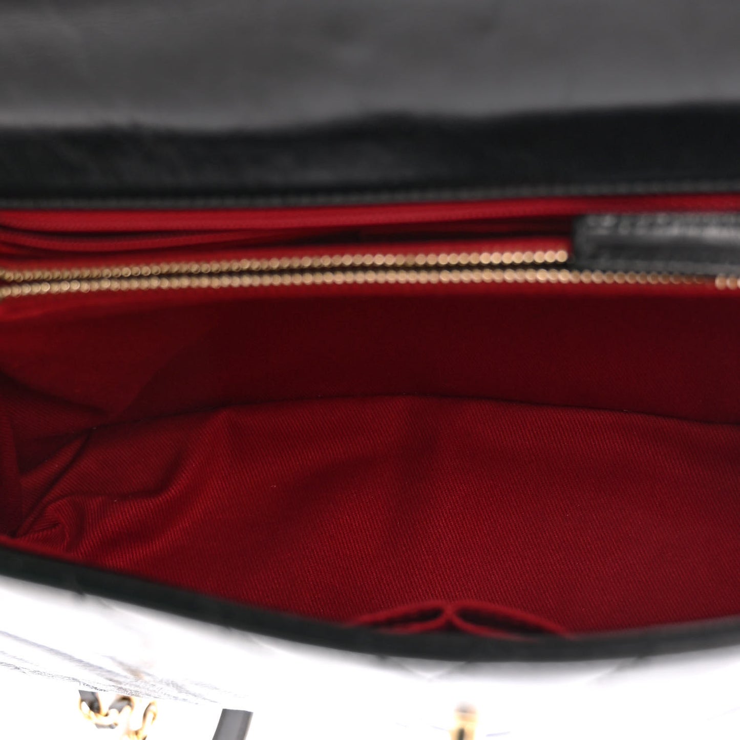 Calfskin Chevron Quilted Medium Coco Handle Flap Black