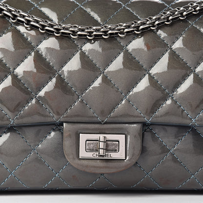 Chanel Patent Quilted 2.55 Reissue 225 Flap Blue 22 of 22