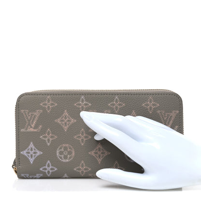 Louis Vuitton Mahina Flight Mode Zippy NM Wallet Gray 2 of 6